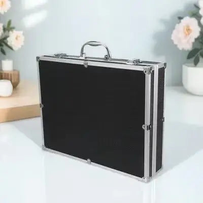 Microphones Storage Case with Sponge,Mic Equipment Suitcase,4 Mics Storage Case Instrument Box,for Microphones Sound Card Studio