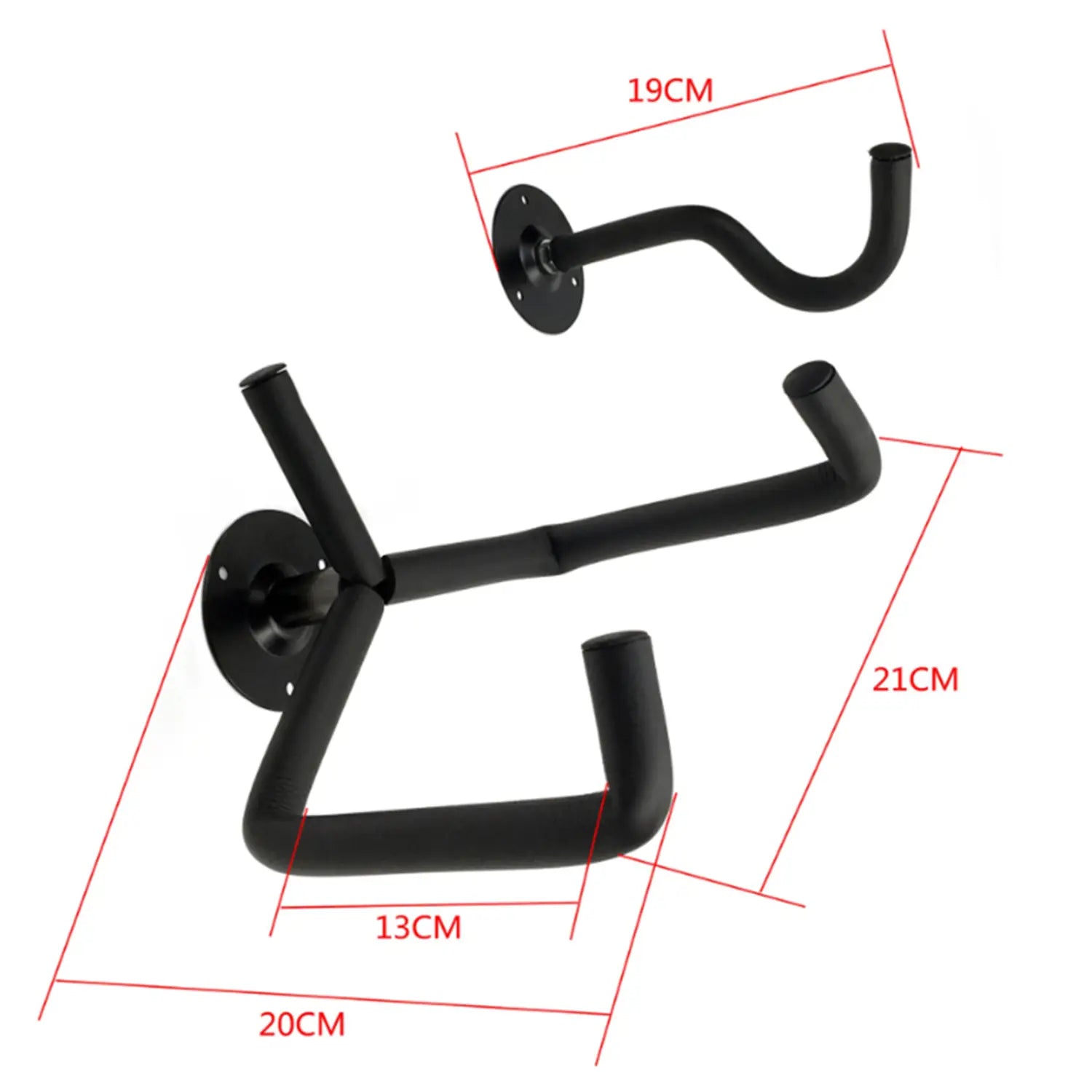 Guitar Wall Mount Holder Stand Horizontal for Music Shop Exhibition Studio,Universal Musical Instrument Hanger Accessory