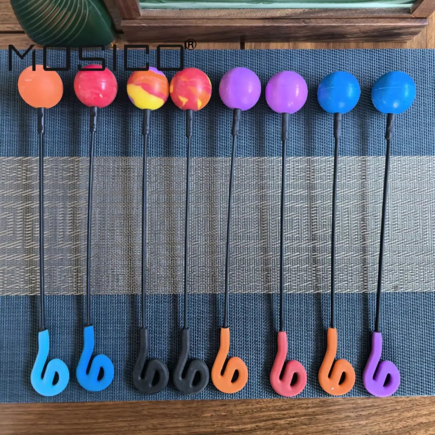 Flumies with Friction Ball for Gong Players One Piece Musical Instrument Parts