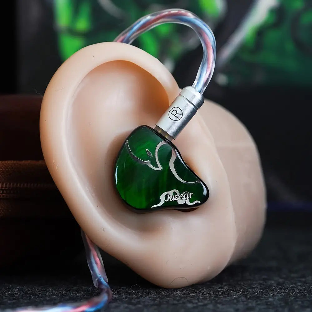 JUZEAR x Z Reviews Defiant 1DD + 3BA Hybrid In-ear Earphones 3-Way Crossover HiFi Headset with 3.5 + 4.4mm Replaceable Plugs Cable