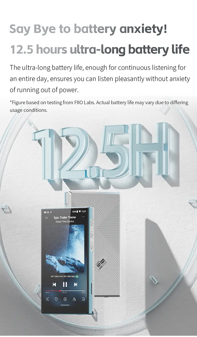 FiiO JM21 Hi-Res Music Player Portable Lossless MP3 Players with Snapdragon 680 Bluetooth WiFi USB DAC