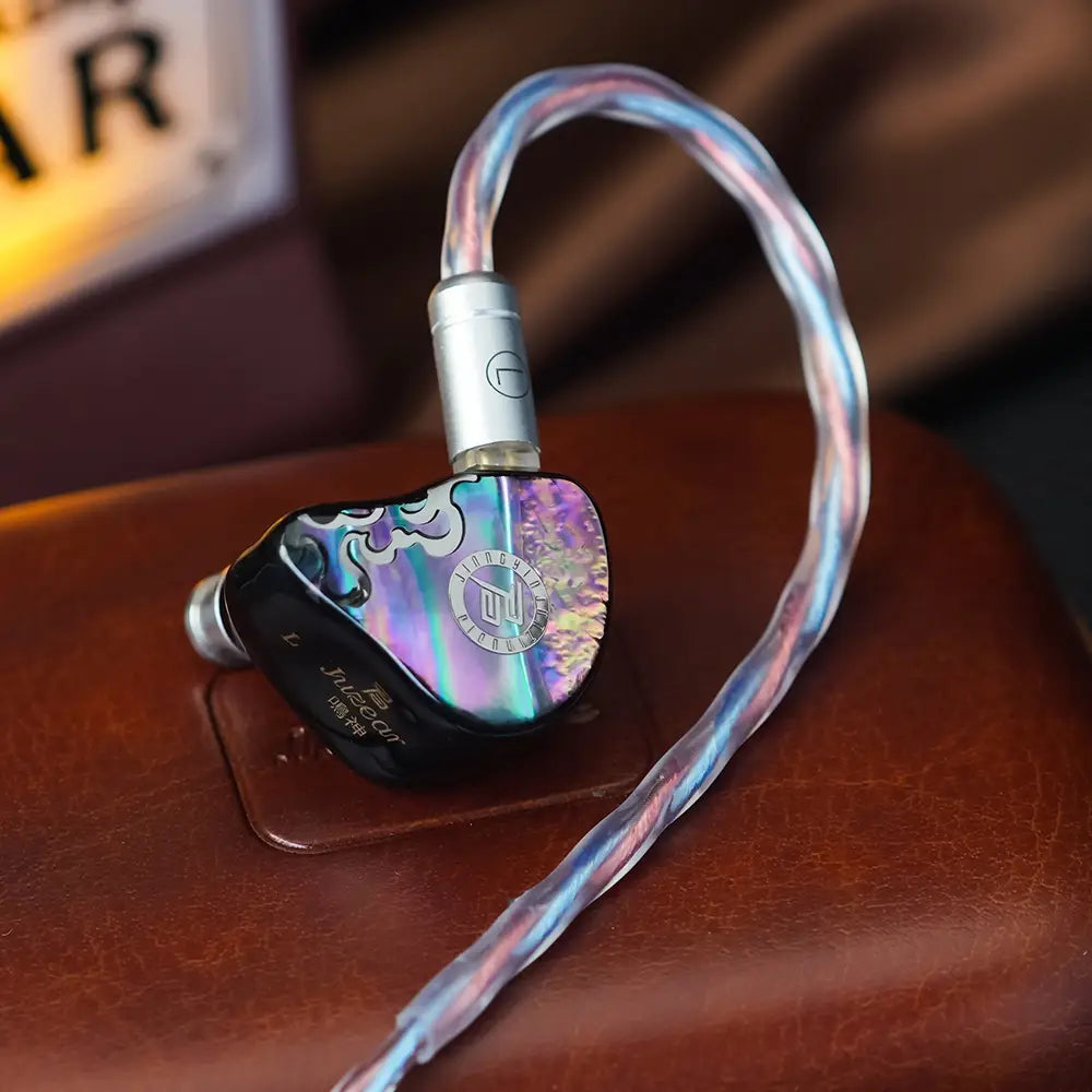 JUZEAR x Z Reviews Defiant 1DD + 3BA Hybrid In-ear Earphones 3-Way Crossover HiFi Headset with 3.5 + 4.4mm Replaceable Plugs Cable