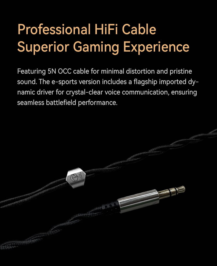 ROSESELSA Aurora Ultra 1DD + 1 Planar Dual-driver Hybrid In-Ear Earphones HiFi Music Gaming Earbuds with 3.5mm to Type C DAC