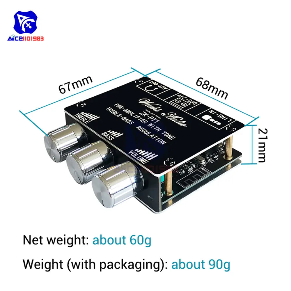 Audio Bluetooth 5.0 Amplifier Board For Speakers Sound Preamplifier Sound Equipment Home Music Amplifier Stereo Decoding Board