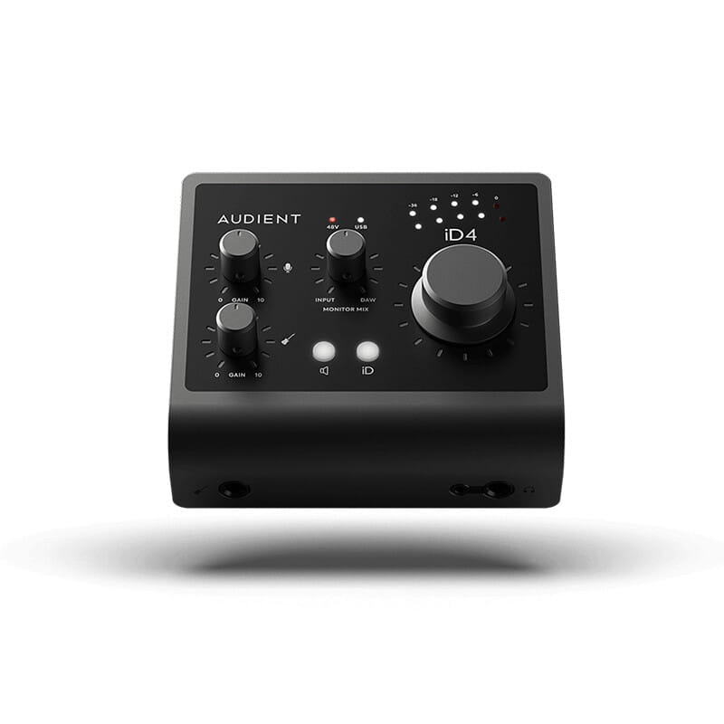 Audient Professional iD4 MKII MK2 Recording Live Arranger Electric Guitar Audio Interface External Sound Card