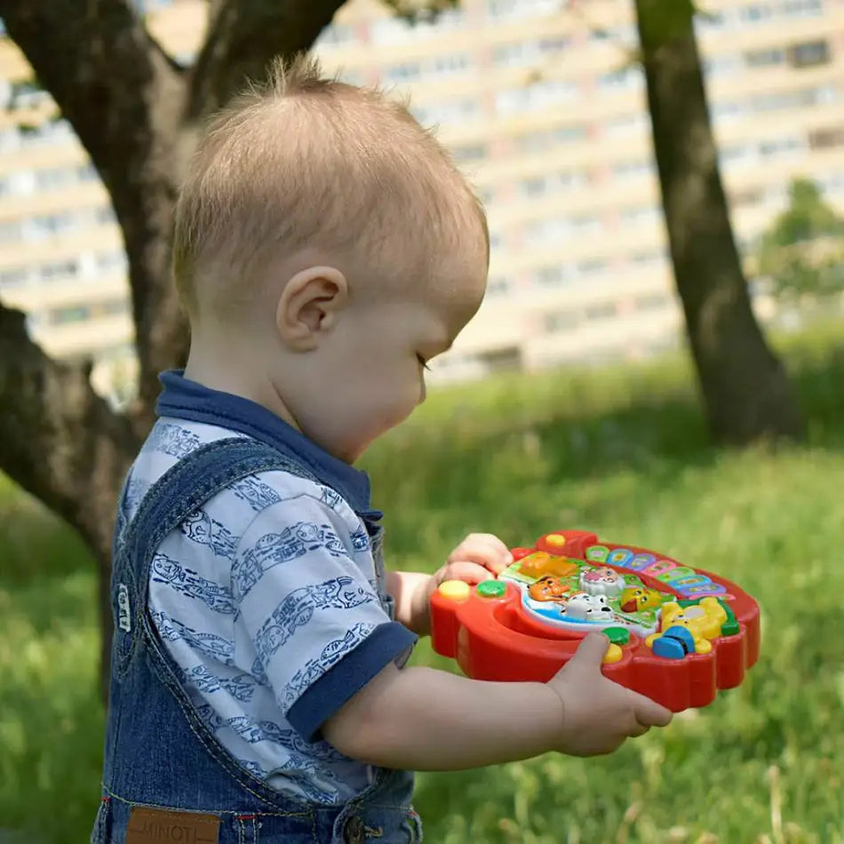 Baby Musical Toy with Animal Sound Kids Piano Keyboard Electric Flashing Music Instrument Early Educational Toys for Children
