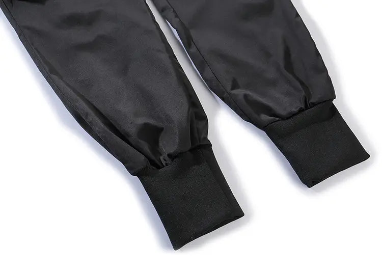 2025 Hip Hop Cargo Pants Pockets Men Streetwear Harajuku Joggers Pants HipHop Swag Ribbion Harem Pants Fashion Casual Trousers