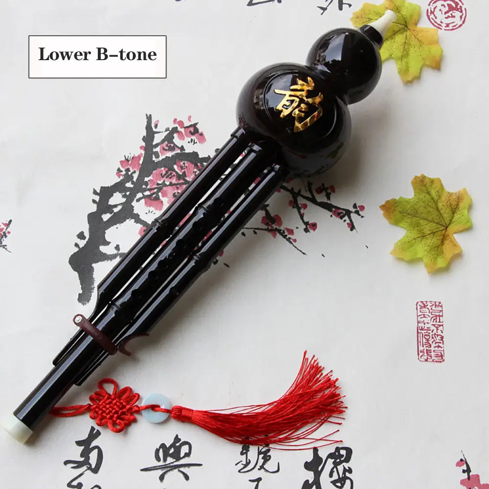 Chinese Handmade Hulusi Ethnic Beginner’S Musical Instrument Seven-Hole Cucurbit C Tune Lower B Tune For Beginner Music Lovers