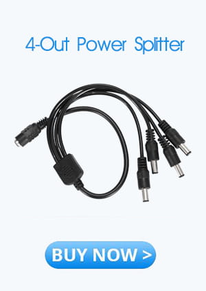 Surveillance Cameras Audio Pickups CCTV Mic Sound Collection Equipment Video Recorder Microphones RCA Power In/Out