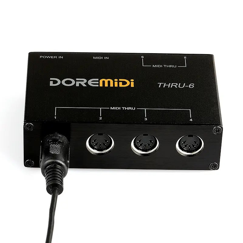 DOREMiDi MIDI THRU 6 Thru Box Controller 1 Input 6 Output Standard MIDI Five-pin Interface