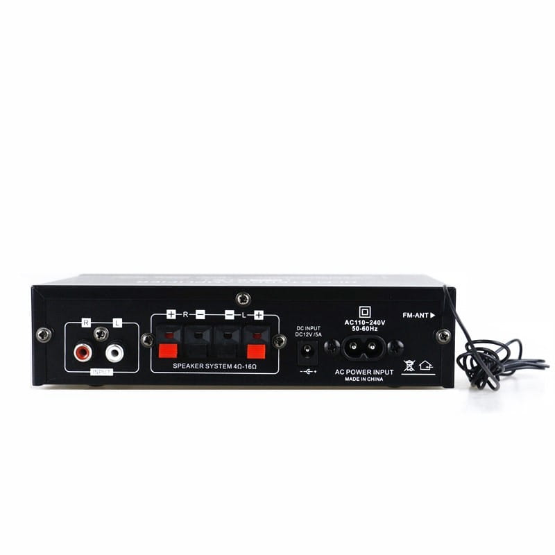 AK35 800W Home Power Amplifiers 2 Channel Bluetooth 5.0 Surround Sound FM USB Remote Control Mini HIFI Digital Amplifier Stereo