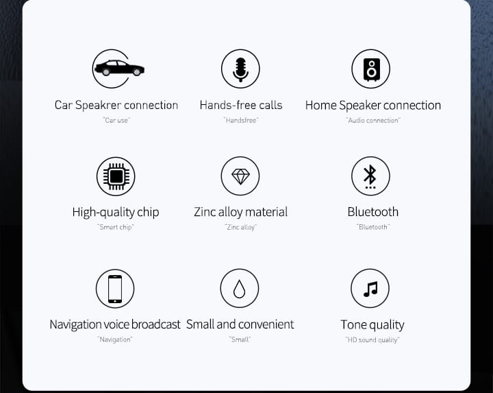 Baseus AUX Bluetooth Adapter Car 3.5mm Jack Dongle Cable Handfree Car Kit Audio Transmitter Auto Bluetooth 5.0 Receiver