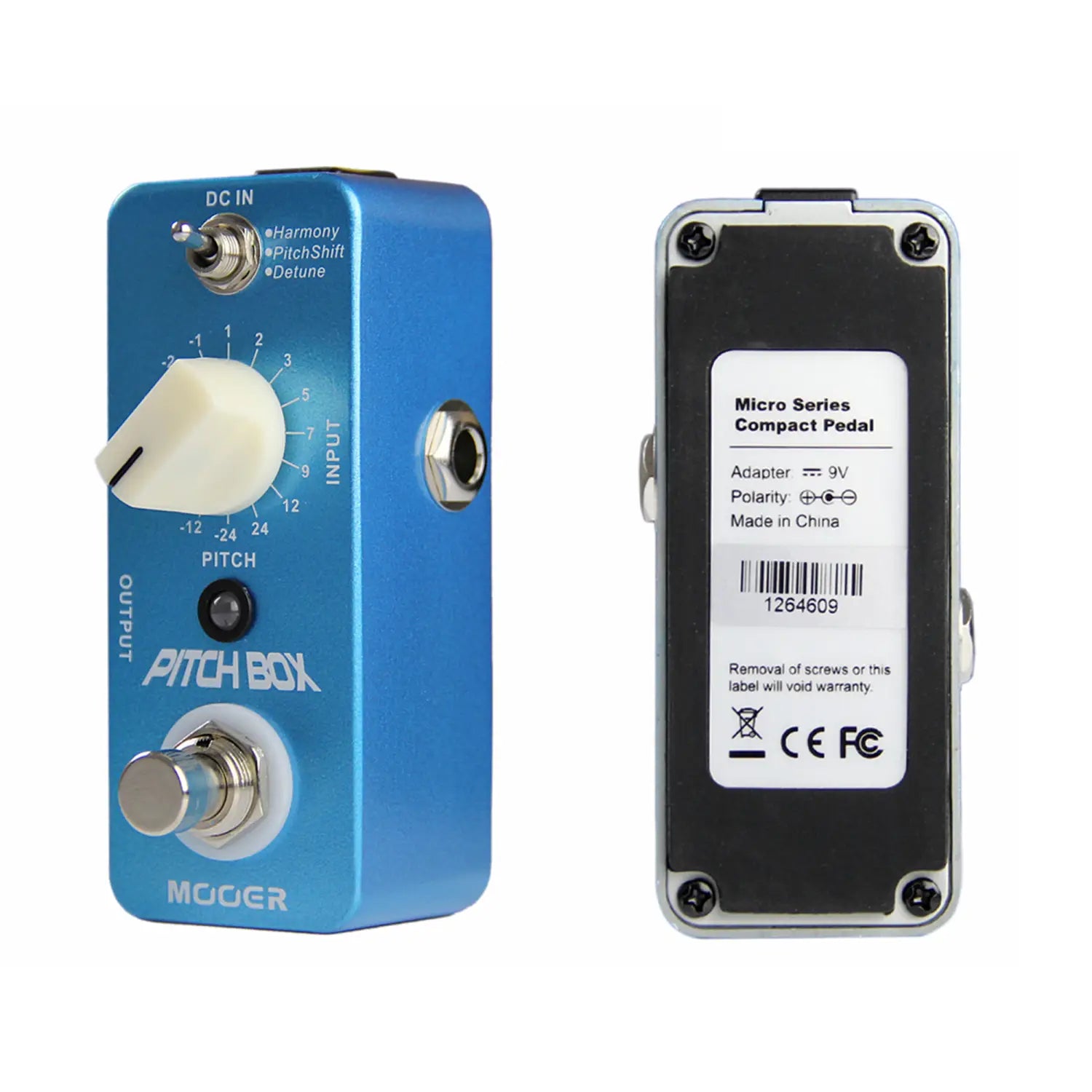 Mooer Mps1 Pitch Box - Polyphonic Pitch Shifter/harmonizer Pedal for Guitar/bass Whammy-Style Effects Analog Dry-Through