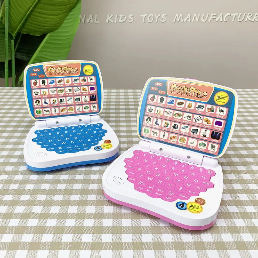 Learning Machine Laptop Computer Child Electronic Preschool Language Education Toys Gift Toddler Kid Developing Cognitive Skills