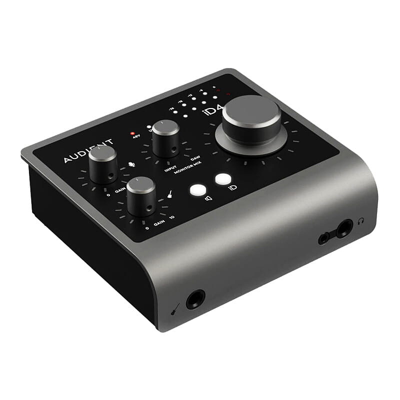 Audient Professional iD4 MKII MK2 Recording Live Arranger Electric Guitar Audio Interface External Sound Card