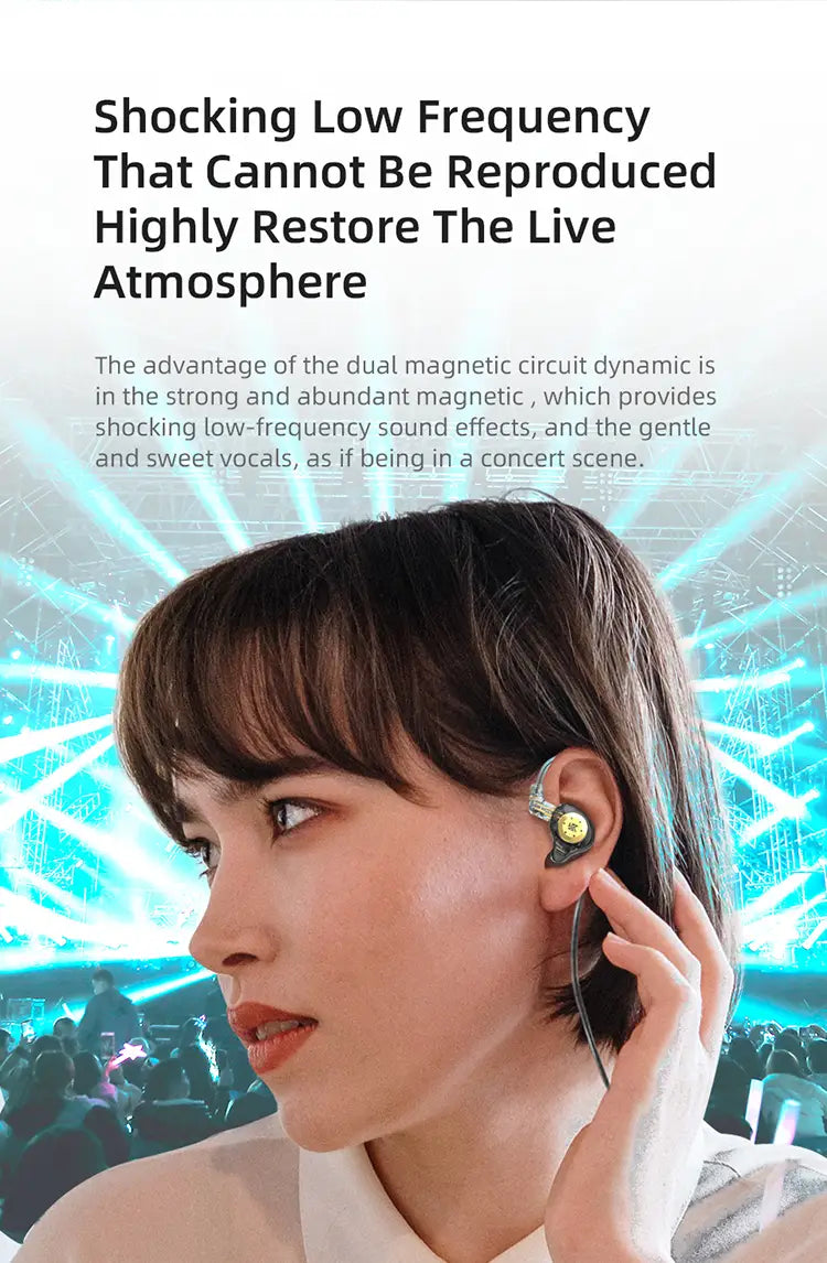 KZ EDX PRO In Ear Earphones Dynamic Earphones HIFI Music Sport Earbuds Sport Noise Cancelling Headset KZ EDX PRO DQ6 ZS10PRO MT1