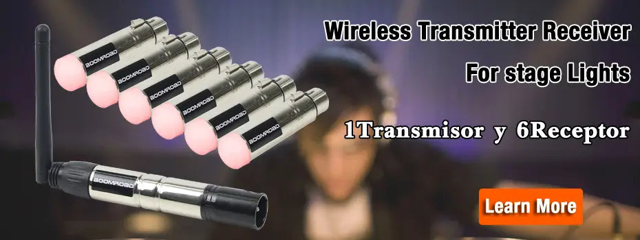 2.4G Wireless 192 Controller Battery Powered DJ Equipment DMX 512 Console For LED Par Moving Head Spotlights Music Light