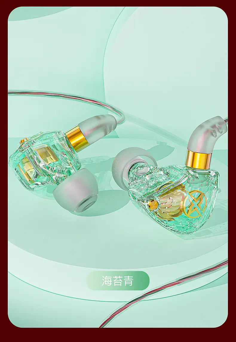 X6 3.5mm Wired Earphone Bass HiFi Headphones Stereo Girl Gift Music Earphones Musician Headset Gamer Earbuds for Huawei