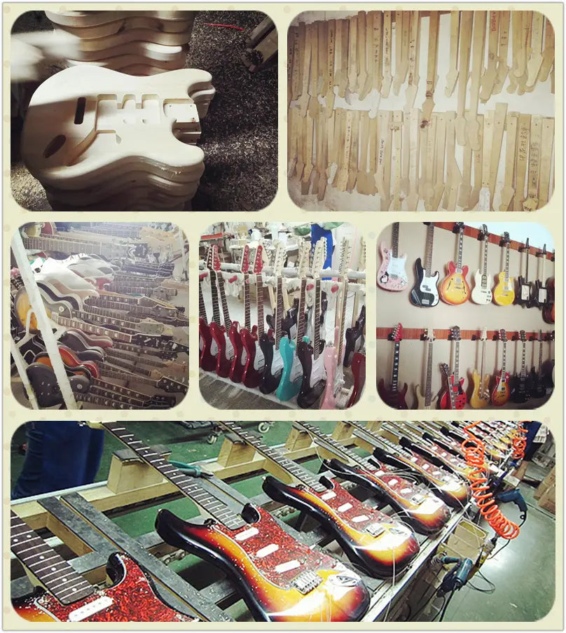 Made in China Professional Active Pickup Bass with Conjoined Neck Through Body 5 Strings Electric Bass Guitar