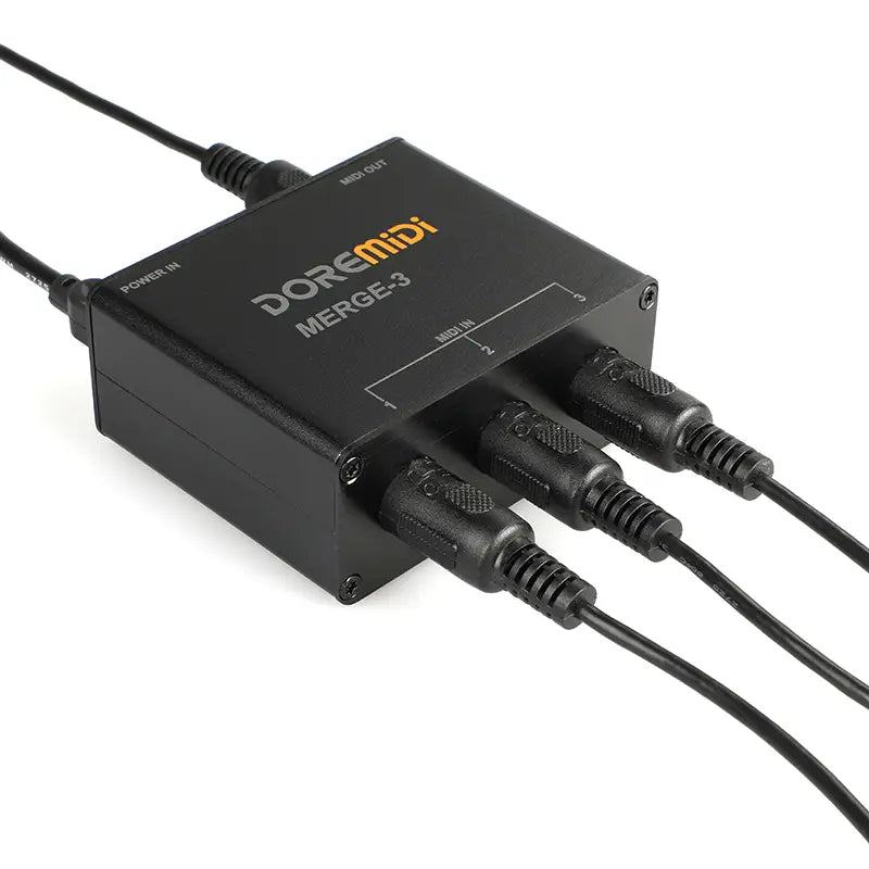 DOREMiDi MIDI Host Box Adapter Converter MERGE-3 Guitar Five-pin Interface MIDI