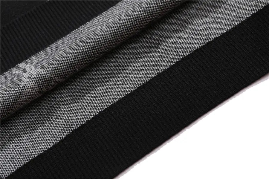 FGKKS Mens Hip Hop Streetwear Harajuku Sweater Vintage Japanese Style Anime Girl Knitted 2022 Cotton Pullover Sweaters Male
