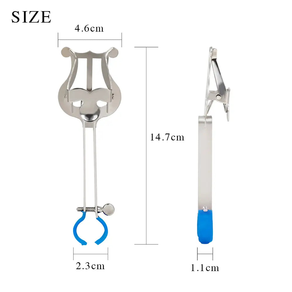 M MBAT Trumpet Clip Music Stand Clamp On Sheet Durable Metal Lightweight Brass Instrument Trombone Folder Universal Accessories