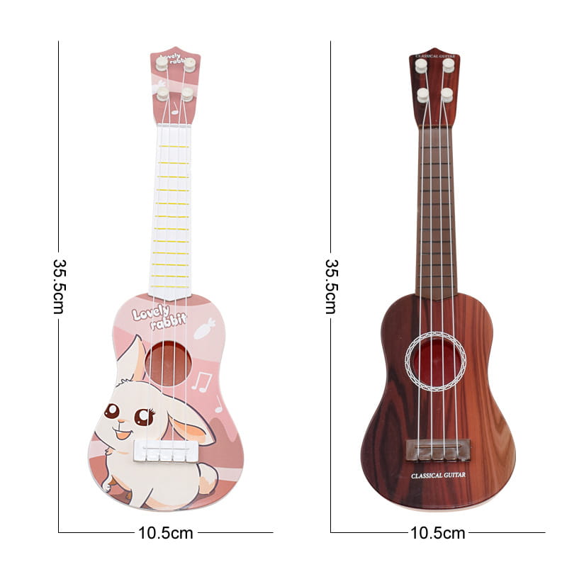 Children’s Trumpet Simulation Instrument Ukulele Guitar Mini Four-string Playable Early Education Musical Toy