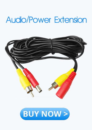 Surveillance Cameras Audio Pickups CCTV Mic Sound Collection Equipment Video Recorder Microphones RCA Power In/Out