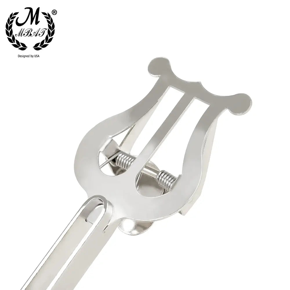 M MBAT Trumpet Clip Music Stand Clamp On Sheet Durable Metal Lightweight Brass Instrument Trombone Folder Universal Accessories