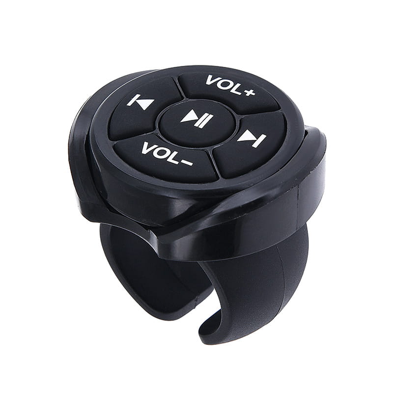 Wireless Bluetooth Media Button Remote Controller Car Motorcycle Bike Steering Wheel MP3 Music Play For IOS Android Phone Tablet
