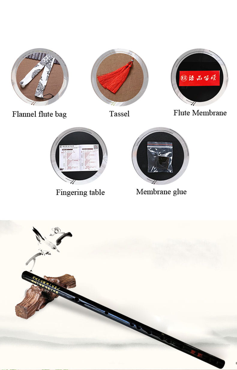 Anime Mo Dao Zu Shi Cosplay accessories Wei Wuxian Flute Chinese dizi Transversal Flauta Traditional Musical Instruments