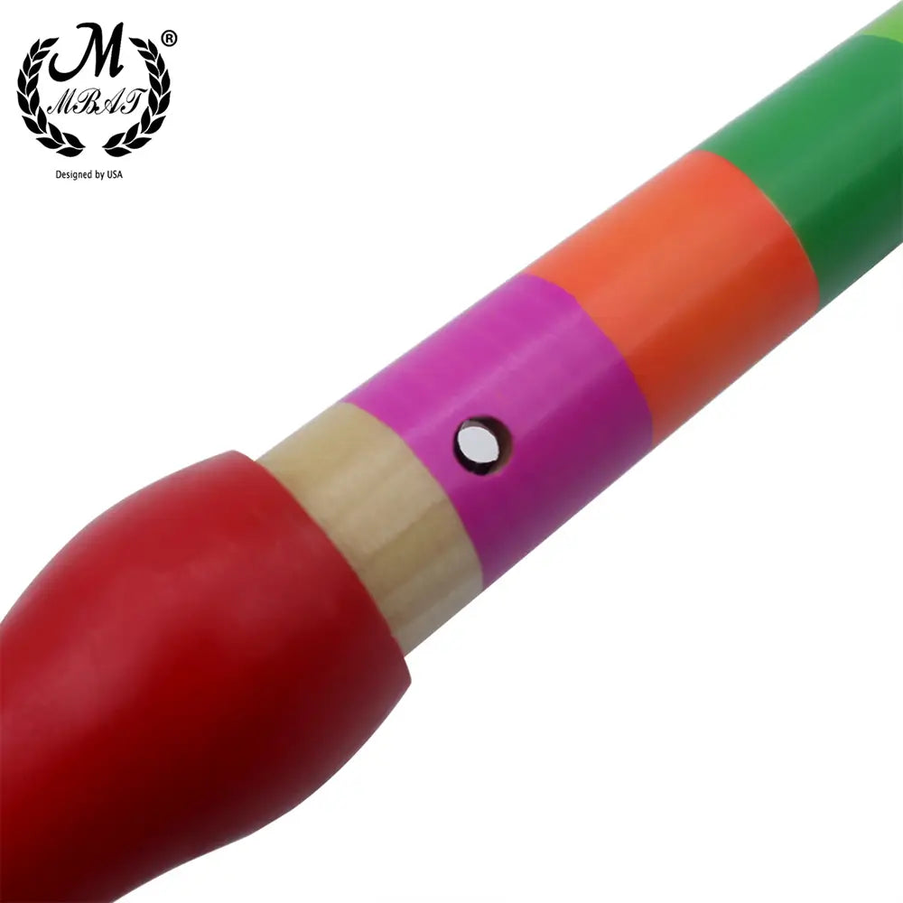 M MBAT High Quality Wooden Eight Hole Treble Orff Flute Wooden Kids Professional Playing Musical Instrument for Children Gift
