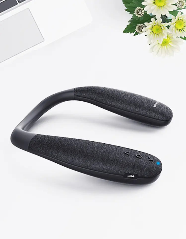 Bluetooth Speakers Neckband Wireless Wearable Speakers Home Outdoor Wireless Speakers 10Hrs True 3D Stereo Sound with Microphone