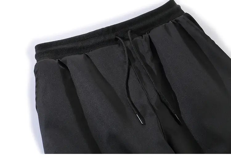 2025 Hip Hop Cargo Pants Pockets Men Streetwear Harajuku Joggers Pants HipHop Swag Ribbion Harem Pants Fashion Casual Trousers