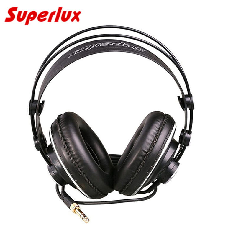 Professional Studio Headphone Superlux HD681B Semi-open Dynamic Stereo Monitoring Headset DJ Hifi Noise Cancelling Earphone