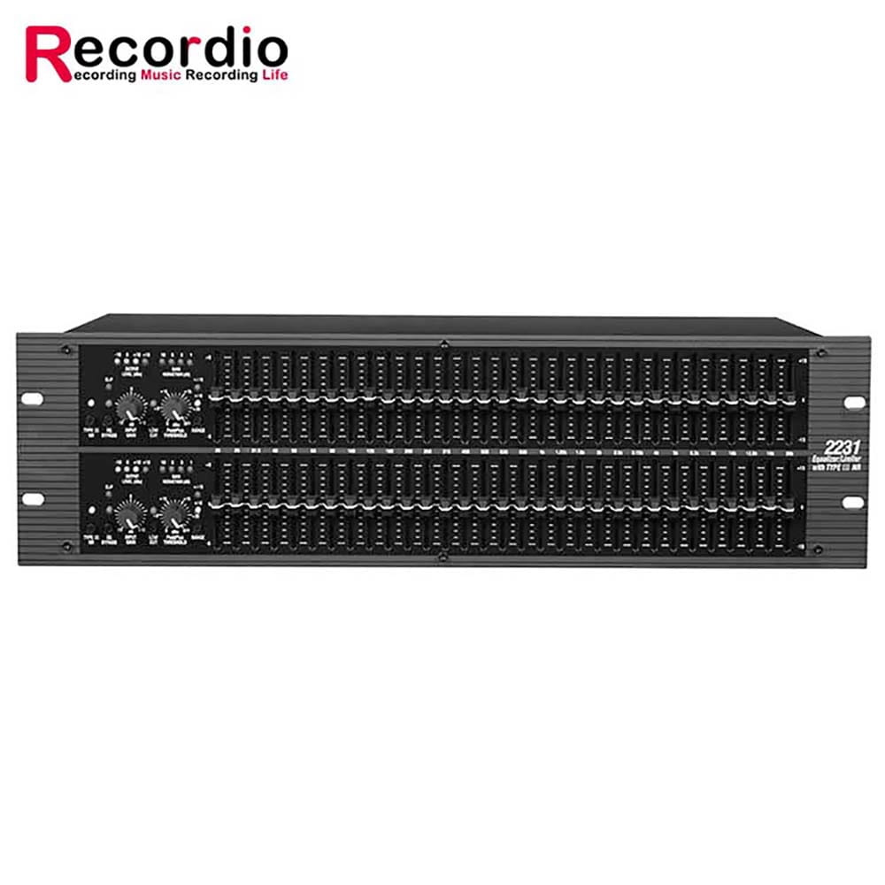 GAX-2231 DJ sound system dj equipment 2231 Dual Channel 31 Band Graphic Equalizer 2231 audio Equalizer