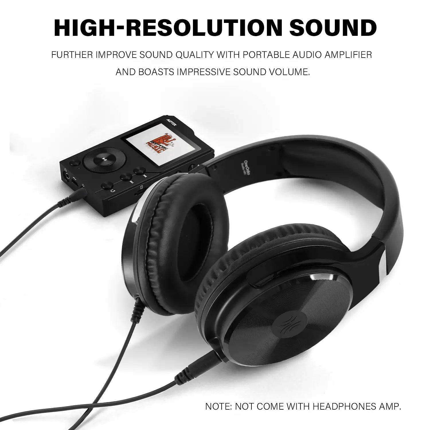 Oneodio Studio HI-FI Headphones High-Resolution Sound Deep Bass Wired Headset with 50mm Neodymium Drivers Ideal for Music Create