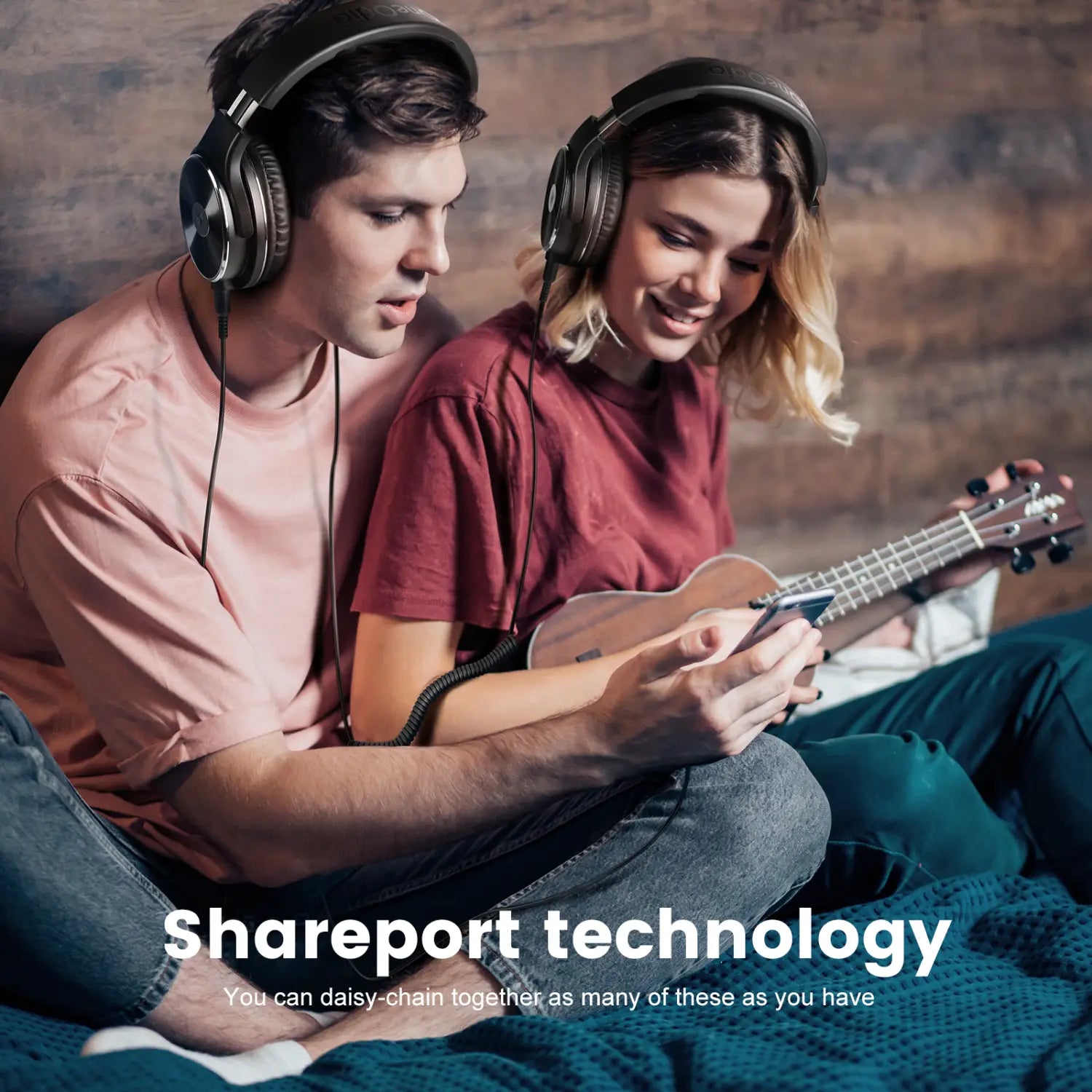 Oneodio Studio HI-FI Headphones High-Resolution Sound Deep Bass Wired Headset with 50mm Neodymium Drivers Ideal for Music Create