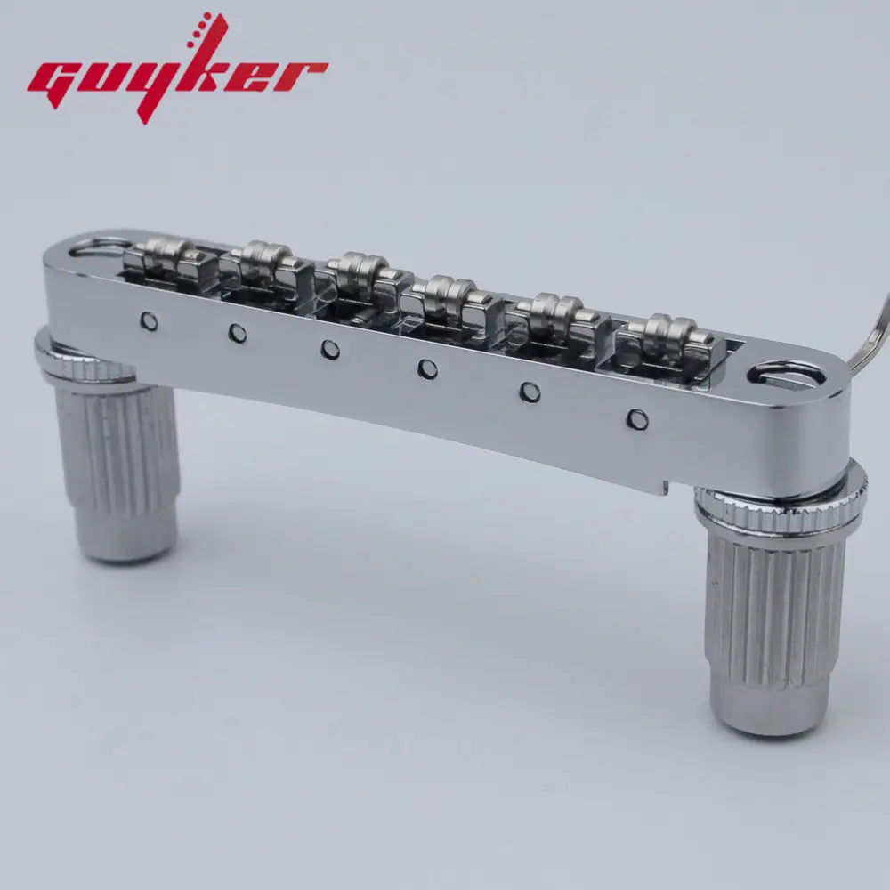 Guyker Tune-O-Matic Roller Saddle Guitar Bridge For LP SG 6 String Guitars Electric Guitar