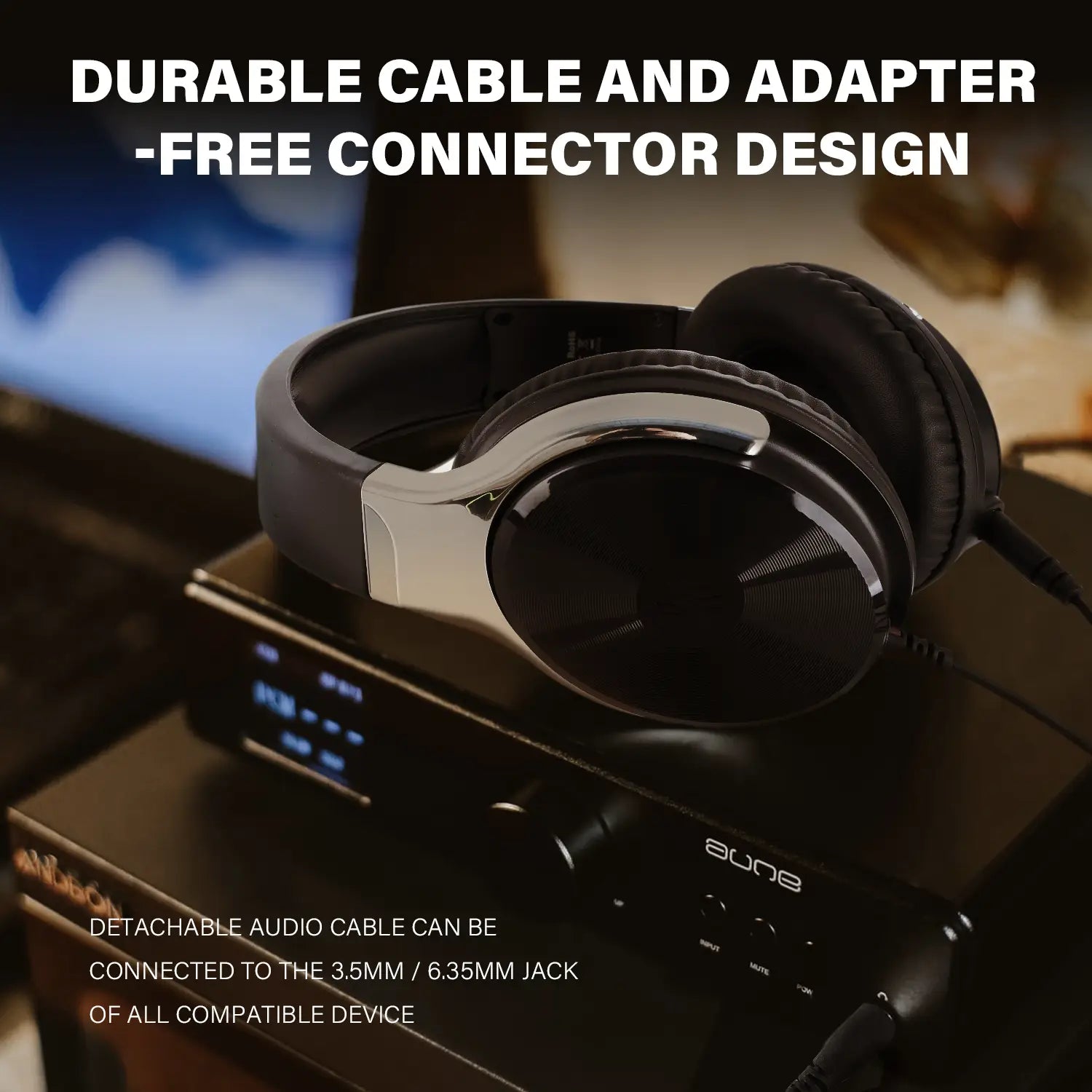 Oneodio Studio HI-FI Headphones High-Resolution Sound Deep Bass Wired Headset with 50mm Neodymium Drivers Ideal for Music Create