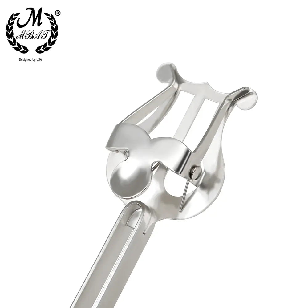 M MBAT Trumpet Clip Music Stand Clamp On Sheet Durable Metal Lightweight Brass Instrument Trombone Folder Universal Accessories
