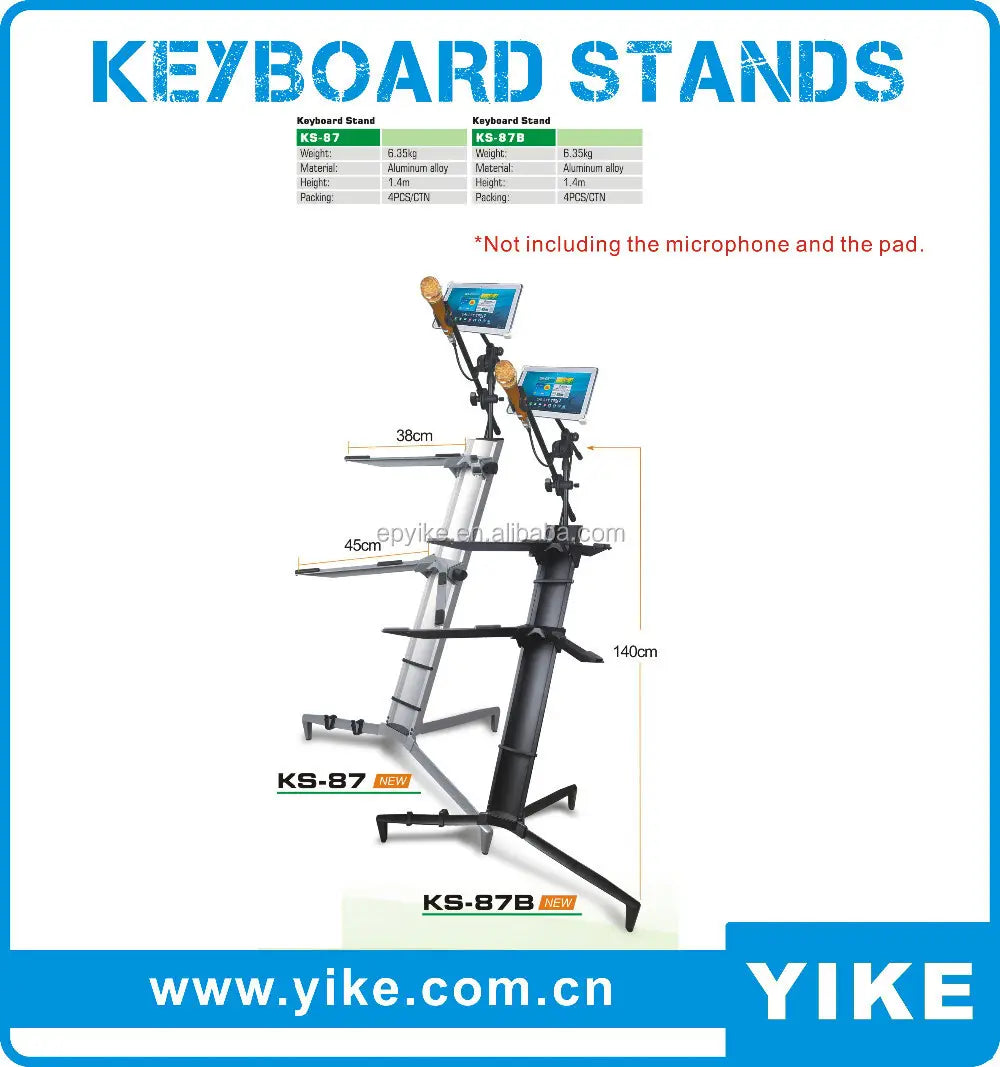 Multiduty Stand KS-86B Black Plane Keyboard Stand