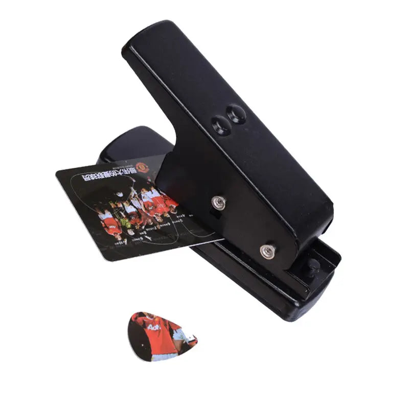 Guitar Pick Punch DIY Own Picks Guitar Tools Card Cutter Popular Plectrum Punch Fashion Competitive Metal Guitar Pick Cutter