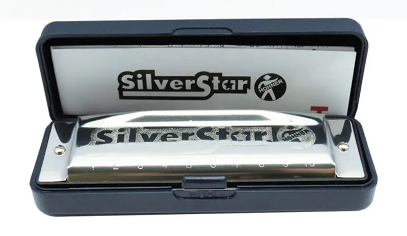 Hohner 10 holes armonica diatonica Harmonica Blues Harp Key of C Mouth Organ Sliver Star Gaita music instrument mundharmonika