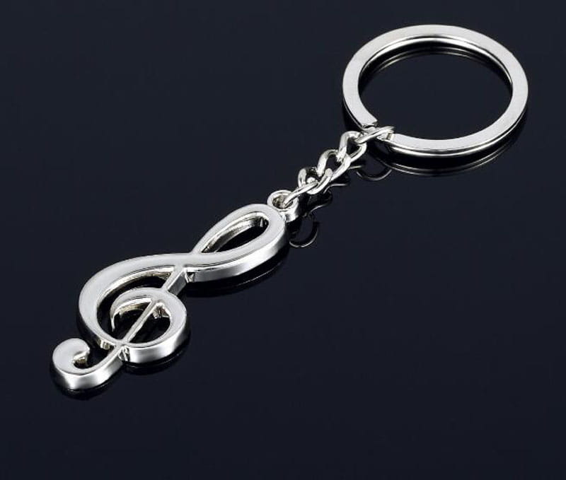 New Design Classic Guitar Keychain Car Key Chain Key Ring Musical Instruments pendant For Man Women Gift wholesale 17079