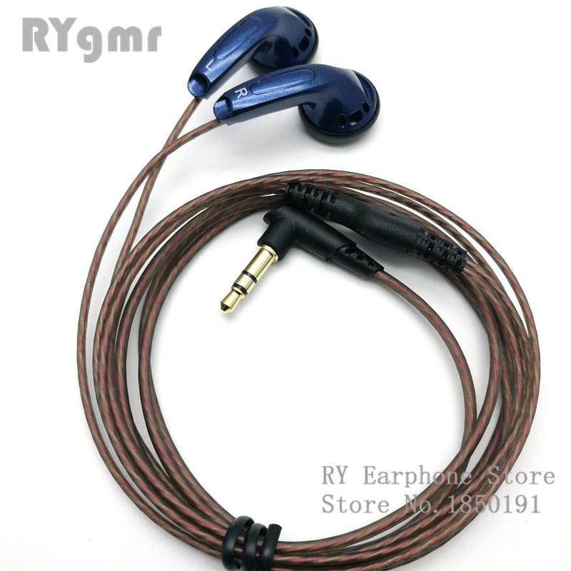 RY4S original in-ear Earphone 15mm music quality sound HIFI Earphone (MX500 style earphone) 3.5mm L Bending hifi cable