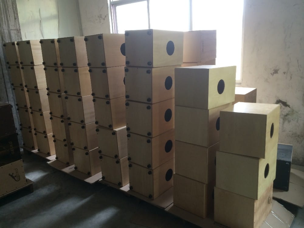 Wholesale Price Custom China Made Professional Wooden Cajon Hand Box Drum Set Percussion Musical Instrument for Sale
