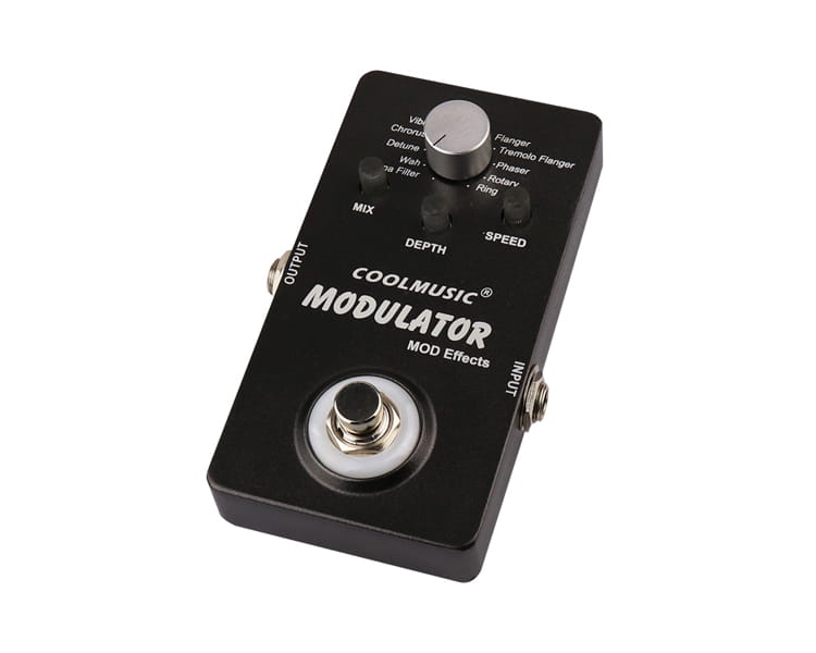 COOLMUSIC Electric Guitar Multieffect Compressor Pedal Digital Modulator Multi Effects Wah Reverb Chorus Flanger Phaser Vibrato
