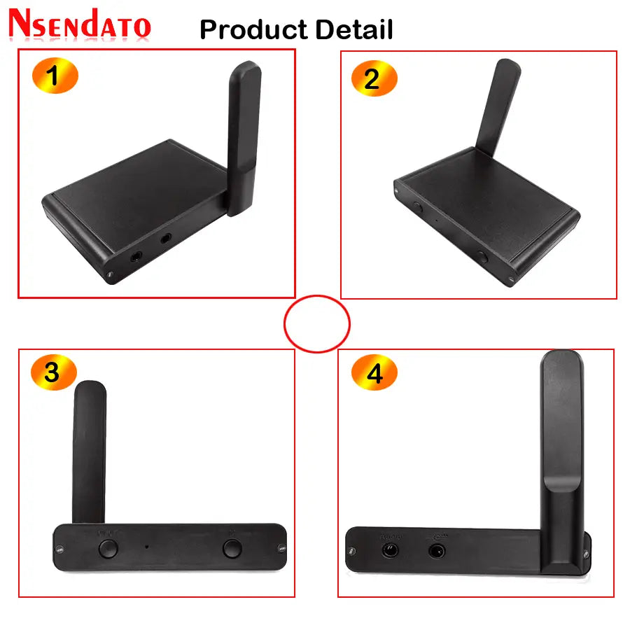 UHF Hifi Digital Wireless Audio Adapter Music Sound Wireless Wifi Transmitter Receiver With 3.5mm Audio Cable For iPad Projector