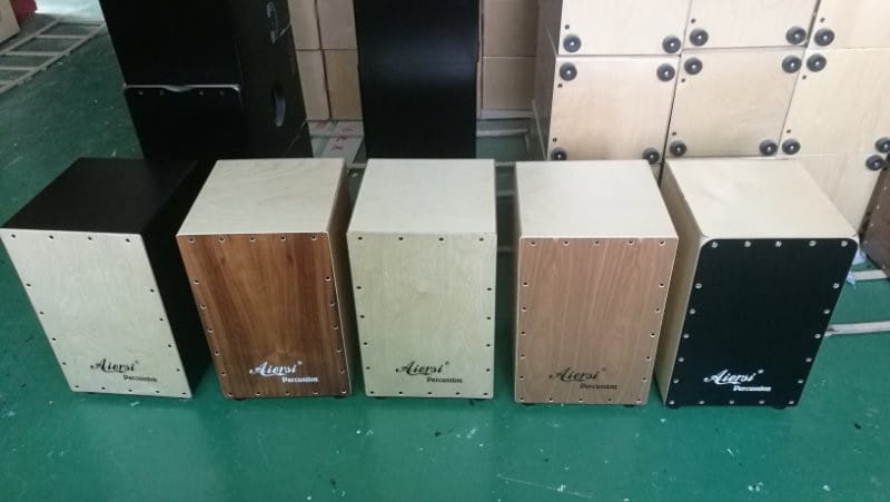 Wholesale Price Custom China Made Professional Wooden Cajon Hand Box Drum Set Percussion Musical Instrument for Sale